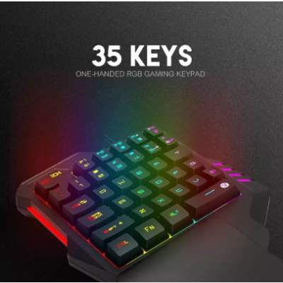 Fantech ARCHER K512 Rgb Backlights One-Hand Ergonomic Gaming Keyboard
